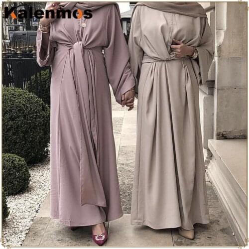Muslim Dress Women Abaya Ramadan Eid Dubai Arab Kaftan Maxi Long Robe Party Turkey Pray Islamic Plus Size Middle East Vestidos