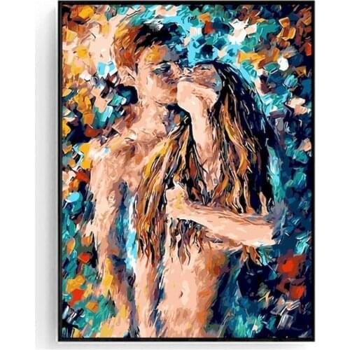 Sexy Woman DIY 11CT Cross Stitch Embroidery Kits Needlework Craft Set Printed Canvas Cotton Thread Home Decoration Wholesale