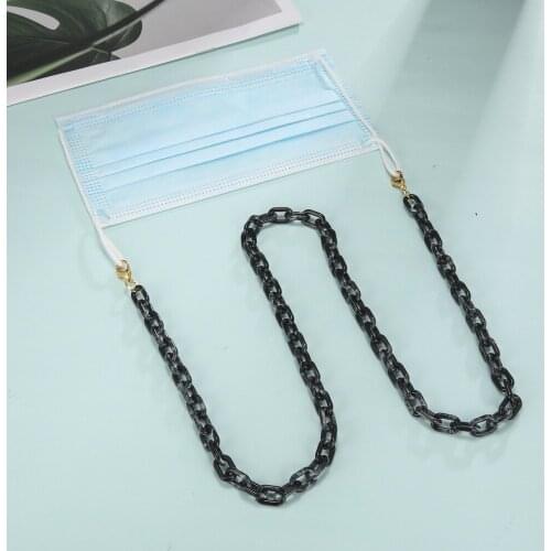 New Leopard Acrylic Sunglasses Chain Women Reading Glasses Hanging Neck Chain Largand Glasses Chain Eyeglasses Strap