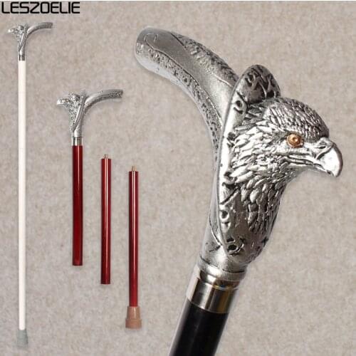 Eagle-Head Walking Stick Man Detachable Resin Handle Fashion Walking Cane Women Party Decorative Stick