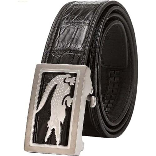 Xiangdongdong Automatic buckle men belt wholesale crocodile belt factory crocodile leather men crocodile leather men belt