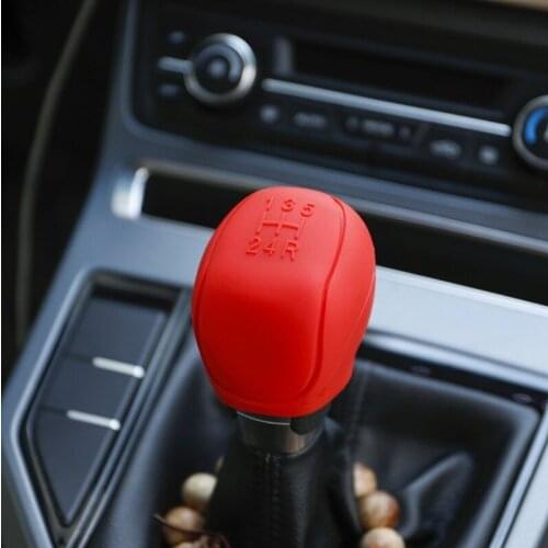 Silicone car gear cover wear-resistant handbrake cover For Fruis Transit gear cover export hot sale
