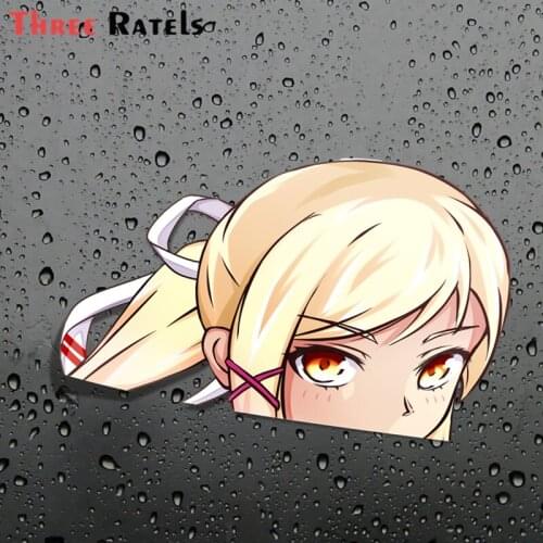 FC255 3D funny Mana Chan Anime Peeker Car Stickers on Motorcycle Suitcase Home Decor Phone Laptop Covers DIY Vinyl Decal