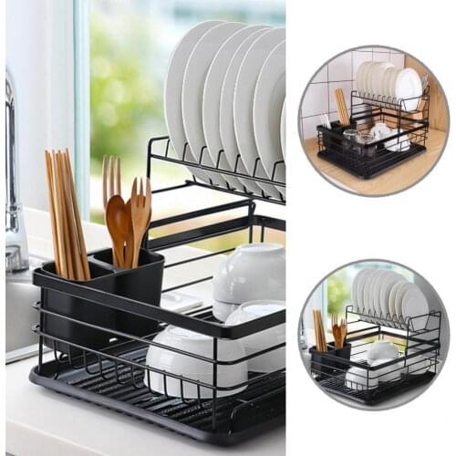 Ventilation Compact Large Capacity Dish Drying Shelf Kitchen Storage