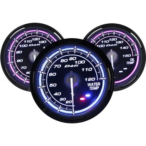 Universial 62mm car gauge difi water temperature oil pressure oil temperature vacuum turbo Tachometer gauge 2.5in with sensor