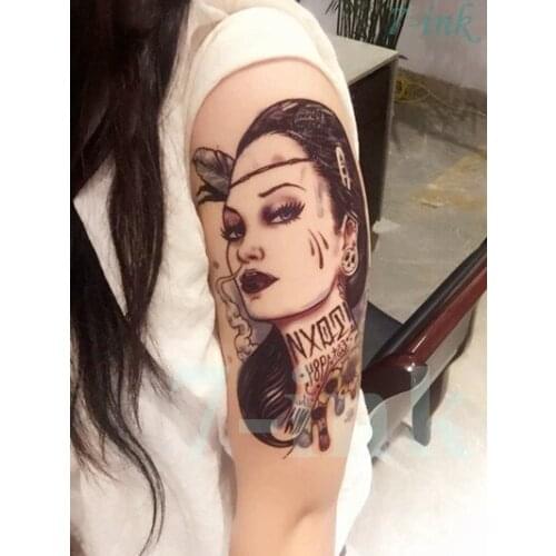 Waterproof Temporary Tattoo Sticker Teardrop Woman 's tattoo Water Transfer fake tattoo flash tattoos large size women