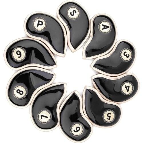 Golf Club Iron Cover Headcover Golf Iron Head Covers Golf Club Iron Headovers Wedges Covers 10pcs/set