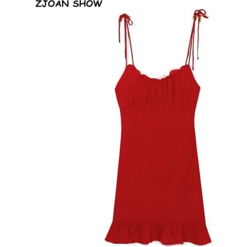 ZJOAN SHOW Solid Summer Dresses