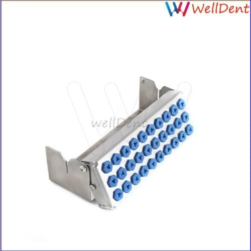 1Pc 30Holes Dental Bur Block Organizer Holder Case Implant Drills HP RA FG 30H