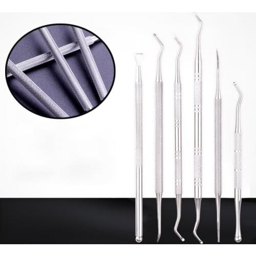 1Pc Professional Double Head Ingrown Toe Nail File Pedicure File Edge Ingrown Onychomycosis Nail Lifter Manicure Clean Tool