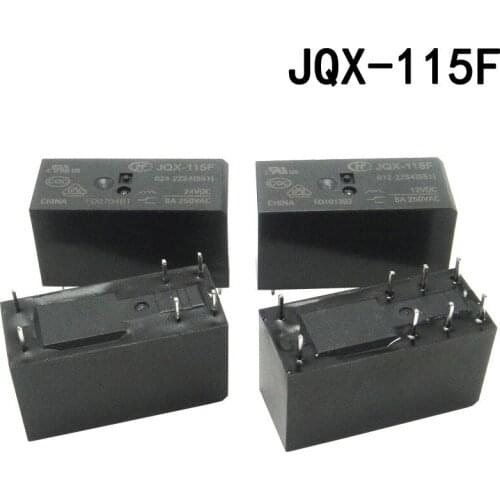 10PCS Power Delay 250VAC 8A 8 Pole DPDT Dual Conversion Terminal connection Type