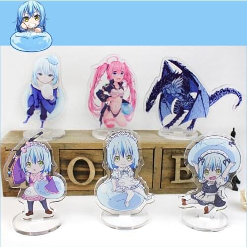 Anime That Time I Got Reincarnated as a Slime Acrylic Stand Model Toy Cute Action Figure Decoration Cosplay DIY Collectible Toys