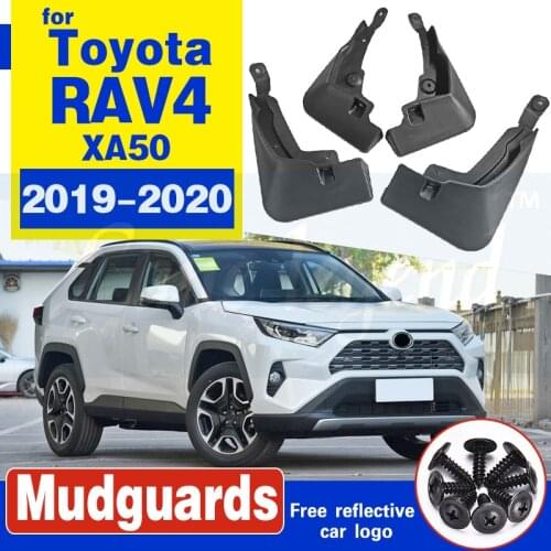 4Pcs Car Mud Flaps Mud Splash Guards Mudguards Auto Black Front Rear Mud Flaps Mudguard Fenders For Toyota RAV4 RAV 4 2019 2020