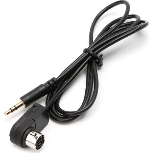 652F 3.5mm Car Aux Input Cable Mini Plug Jack For ALPINE AI-NET MP3 Ornate