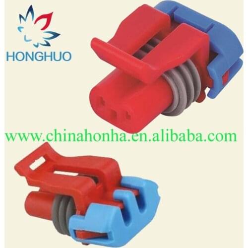 Freeshipping 50sets/lot auto fuel line car 2 pin female automotive connector 12052643 for Delphi