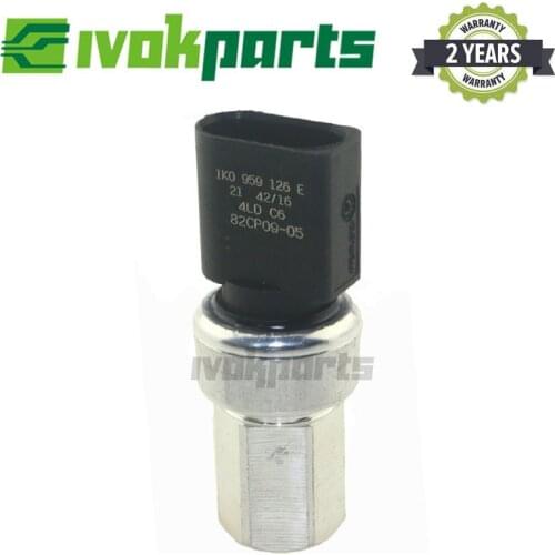 Air Conditioning A/C Pressure Switch Sensor 1J0959126 For AUDI A3 A4 Q7 TT 1.8 1.9 2.0 2.5 2.7 3.0 3.6 4.2 6.0 T TDI TFSI FSI