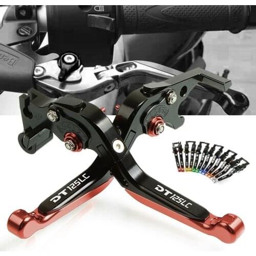 For yamaha DT125LC DT 125 LC 1985-1989 MK2 MK3 Motorcycle Accessories CNC Brake Clutch Levers Adjustable Folding Extendable