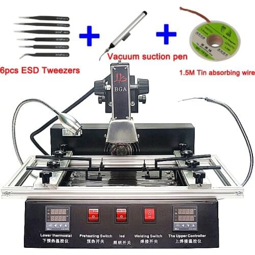 LY M770 Infrared IR BGA rework station SMT soldering machine with bga reballing kits for Leaded & lead-free repairing work