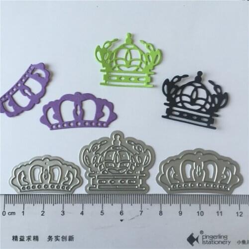 Crowns Scrapbooking cutting die wedding crafts thin metal cuts