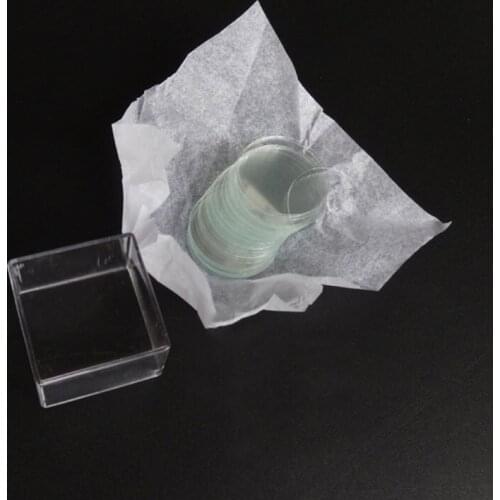 10mm-24mm Round Microscope Glass Slide Cover Slips Blank Slides Coverslip Thickness 0.13 - 0.17mm 10 Box 1000pcs