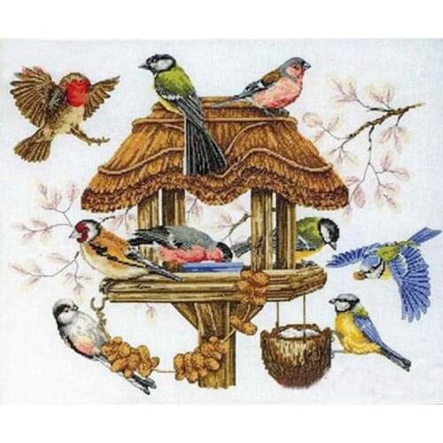 Oneroom Cross stitch Kit Cross-stitch Set Needlework,DIY Cross Stitch,Sets For Embroidery kits, 14CT&16CT&18CT,Eat the bird