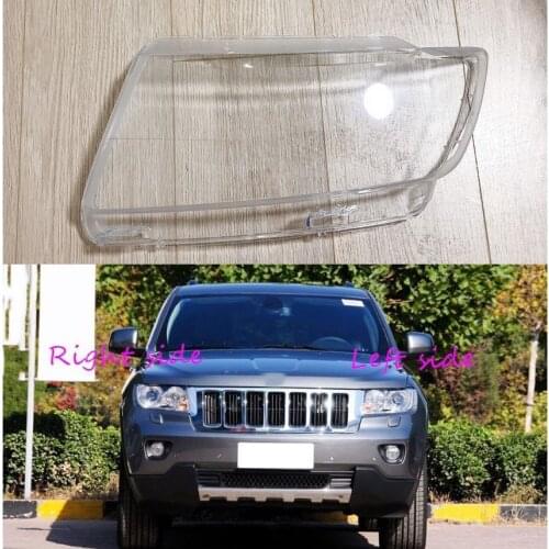 Car Headlight Lens For Jeep Grand Cherokee 2011 2012 2013 Headlamp Cover Car Replacement Front Auto Shell Cover