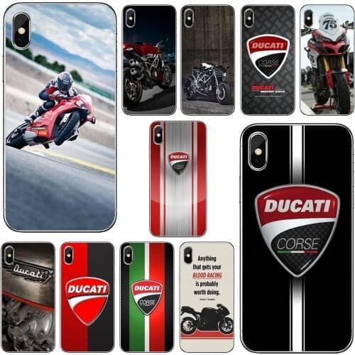 Silicone Case Cover For Xiaomi Redmi 2 S2 3 3S 4 4A 5 5A 5 6 6A 7A 9 9T 9C 9A Pro Pocophone F1 DRACO-DUCATI-Ventare-Motorcycle