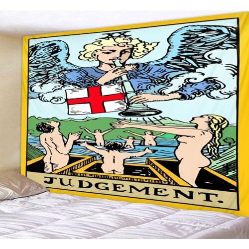 Tarot hanging angel tapestry hippie wall hanging home decoration tapestry