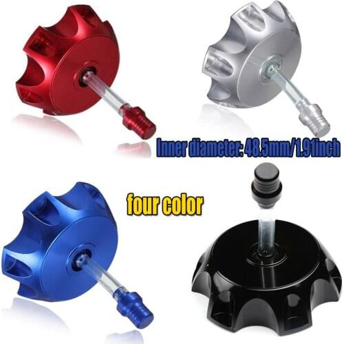 Universal Motorcycle CNC Aluminum Gas Fuel Petrol Tank Cap Replacement Lid For 90 110 125CC Dirt Bike Pit Pro ATV Quad