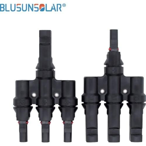 15 Pairs PPO material branch connector IP 67 TUV,PV T type branch plug connector(FMMM+MFFF) LJ0148
