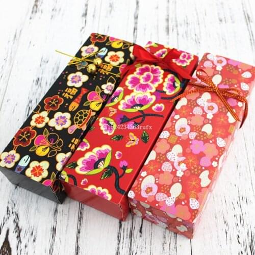 200pcs Romantic Cherry Blossom Gift Boxes Packing Pineapple Sugar Egg Yolk Cakes Biscuits Box Wholesale