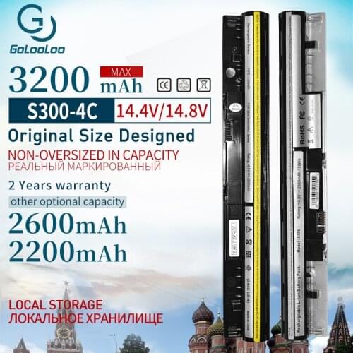 Golooloo Laptop Battery L12S4L01 4ICR17/65 L12S4Z01 For Lenovo I1000 IdeaPad S300 S310 S400 S405 S410 S415 Flex 14 15D M30 M40