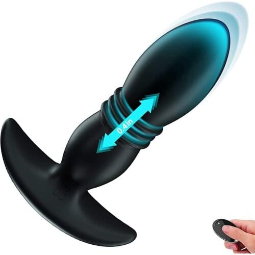 Thrusting Prostate Vibrating Massagers Anal plug Vibrators Sex toys Toy For women Man Powerful Back Forth Patterns Thruster Male