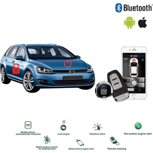 PKE lock Car Alarm Keyless Entry System Automatic Trunk Opening Central Locking Remote Start and alarm Start Stop Button magicar
