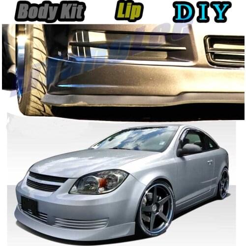 Car Bumper Lip Front Spoiler Skirt Deflector For Chevrolet Cobalt 2004~2020 Tune Car Modified Body Kit VIP Hella Flush Lips
