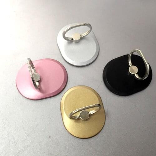 360 Degree oval Finger Ring Smartphone Stand Holder mobile phone holder stand For iPhone iPad for Xiaomi for Huawei Smart Phone