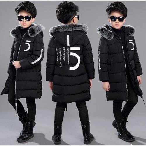 12 Childrens Clothing 13 Boys 14 Winter Clothing 15 Jacket 2020 New Thick Cotton Thickening 10 Years Old Children -30 Degrees
