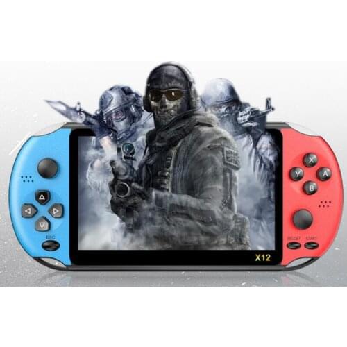 X12 Retro Game Handheld Game Console Built-in 2000+ Classic Games Portable Video Player 5.1 inch Screen 8G+ vs x7 x40 x19 kid