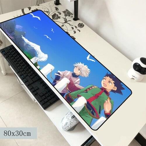 Hunter x hunter pad mouse Mass pattern computer gamer mouse pad 800x300x3mm padmouse cute mousepad ergonomic gadget office mats