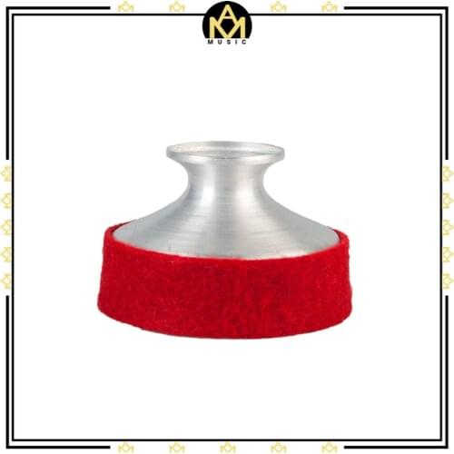 Lightweight Alto Sax Mute Aluminum Alloy Sax Mute Saxophone Sound Dampener Practice Silencer For Red color Alto Saxophone