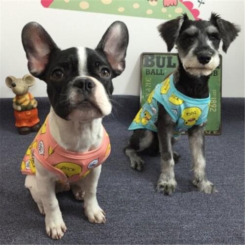 Summer Dog Vest Cat Puppy Costume Small Dog Clothes Pet Dog Pajamas Coat Poodle Yorkie Pomeranian Bichon Schnauzer Clothing