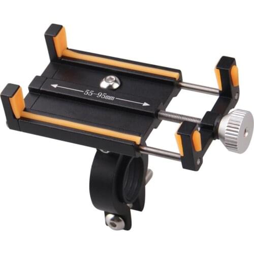 Mobile Phone Holder Bicycle Mobile Cellphone Holder Aluminum Alloy Navigation Bracket for Bicycle Electric Bicycle Motorcycle