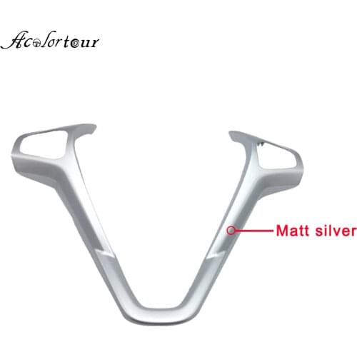 Car accessories refitting cruise button panel steering wheel modified frame panel for ford fiesta mk7 mk8 ST ecosport 2013 2015