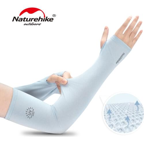 Naturehike Outdoor Sports UV Ice Sleeves Upf50+ Cool Arm Cover Cycling Running Fishing Arm Sleeves NH21FS002