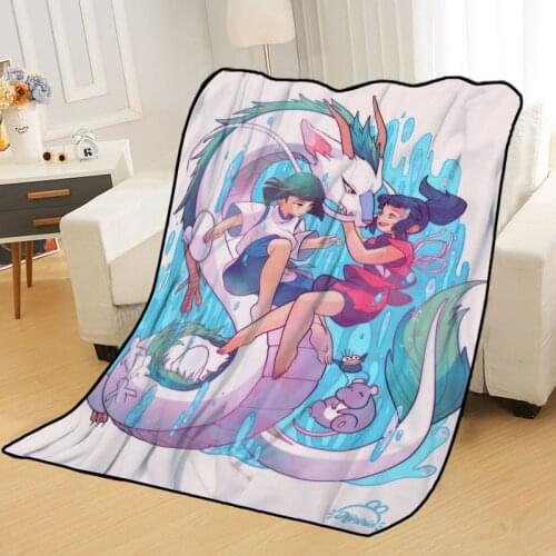 New Arrival Spirited Away Blankets Printing Soft Blanket Throw On Home/Sofa/Bedding Portable Adult Travel Cover Blanket