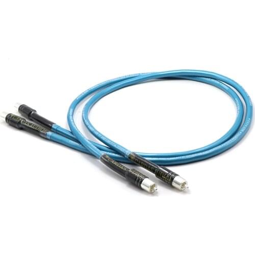 Pair 1m hi-end hexlink Golden 5 RCA interconnect audio cable hifi audio RCA cable