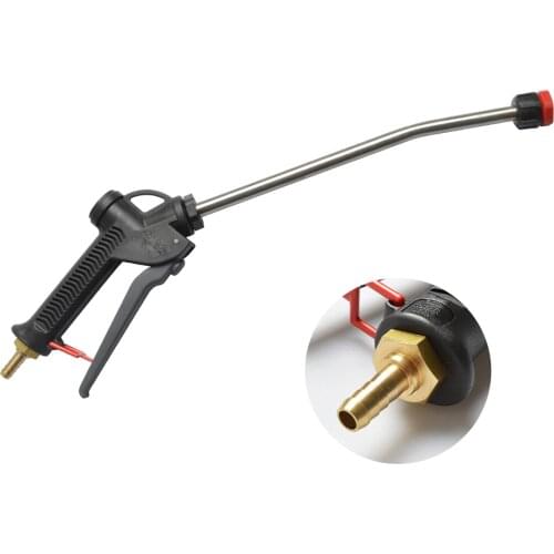 Spray Gun Lance Foam Lance with Stainless Steel Nozzle and barb fitting for Compressed Air Foam Generator