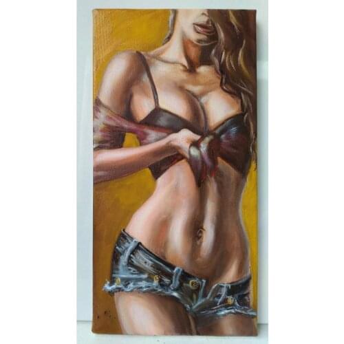 Sexy Women Canvas Art Paintings Bar Wall Art Decorative Pictures Wall Art Home Decor For Adult Girls Dressing Room