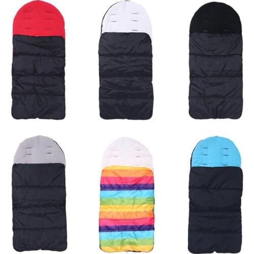 Multi-function Baby Stroller Sleeping Bag Children Kids Trolley Thickened Swaddle Windproof Waterproof Warm Foot Cover