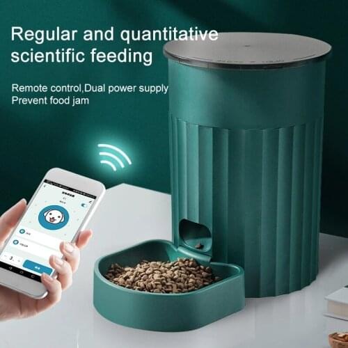 3L Smart Automatic Pets Feeder For Cats Dogs Food Dispenser Button/Wiff Remote APP Control Timer Dogs Cats Supplies Feeding Bowl
